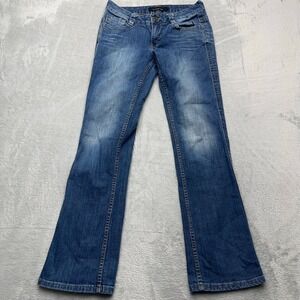Calvin Klein Jeans Bootcut Leg Jeans Womens 8 Blue Denim Cotton Medium Wash